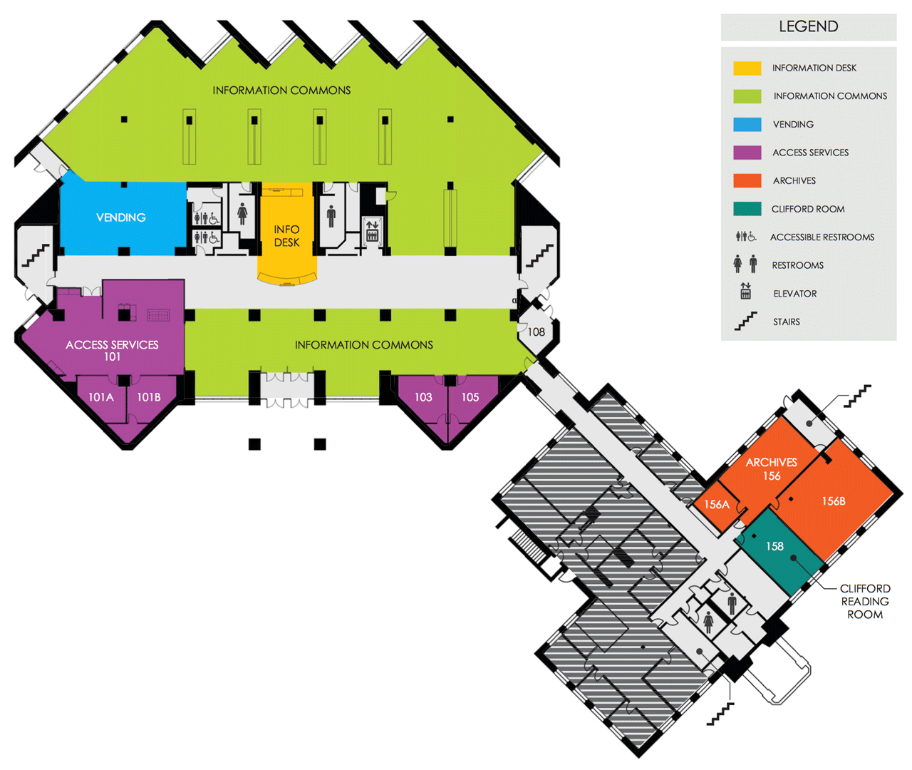 Map of floor 1
