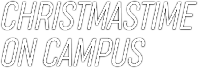 Christmastime on campus
