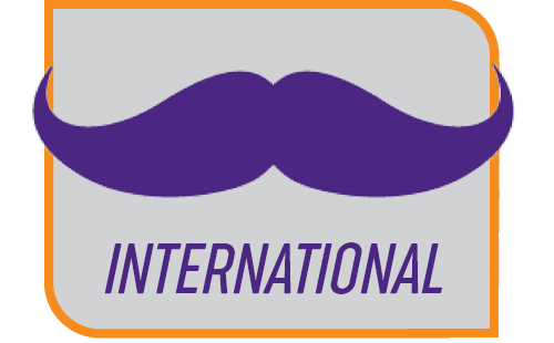 International - moustache