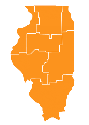 Map of Illinois