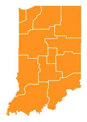 Map of Indiana