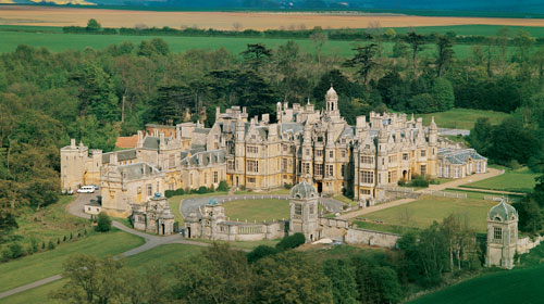 Harlaxton from the air