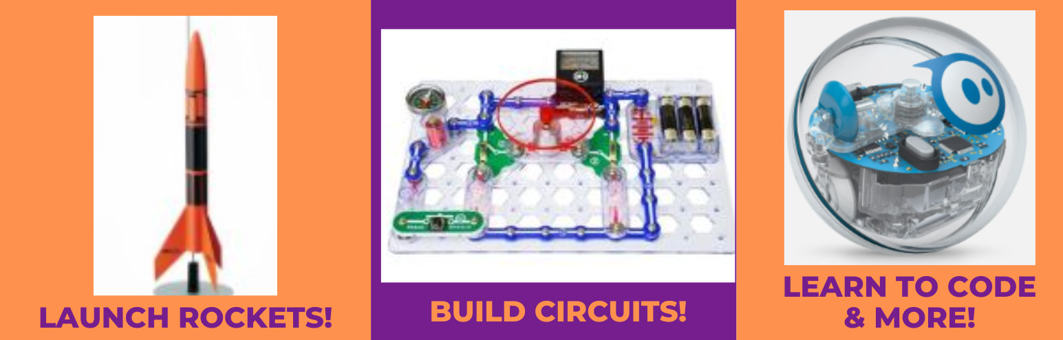 Launch rockets. Build circuits. Learn to code and more!