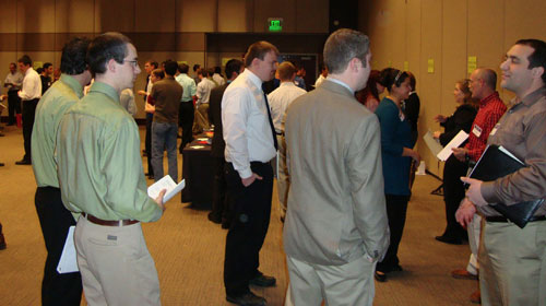 Attendees at an Engineering Career Forum