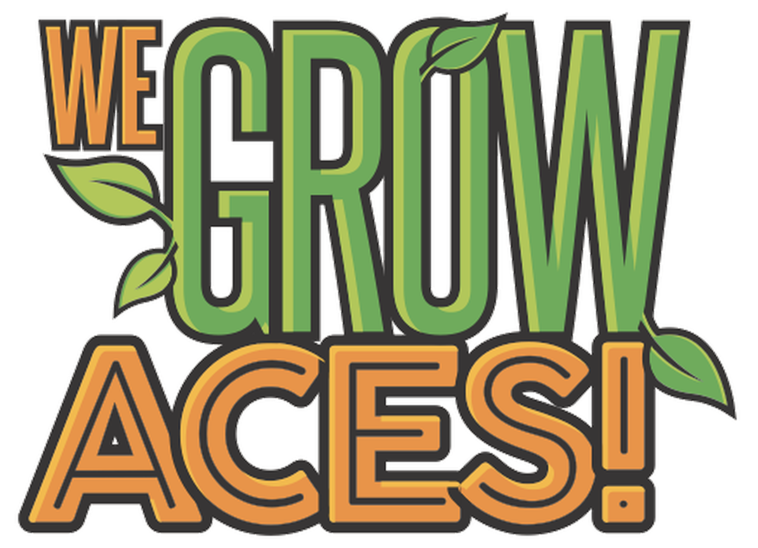 We Grow Aces logo