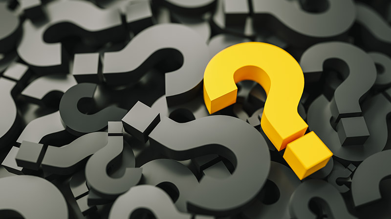 Question marks