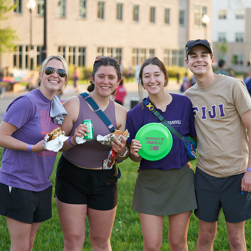 Students at SAB event