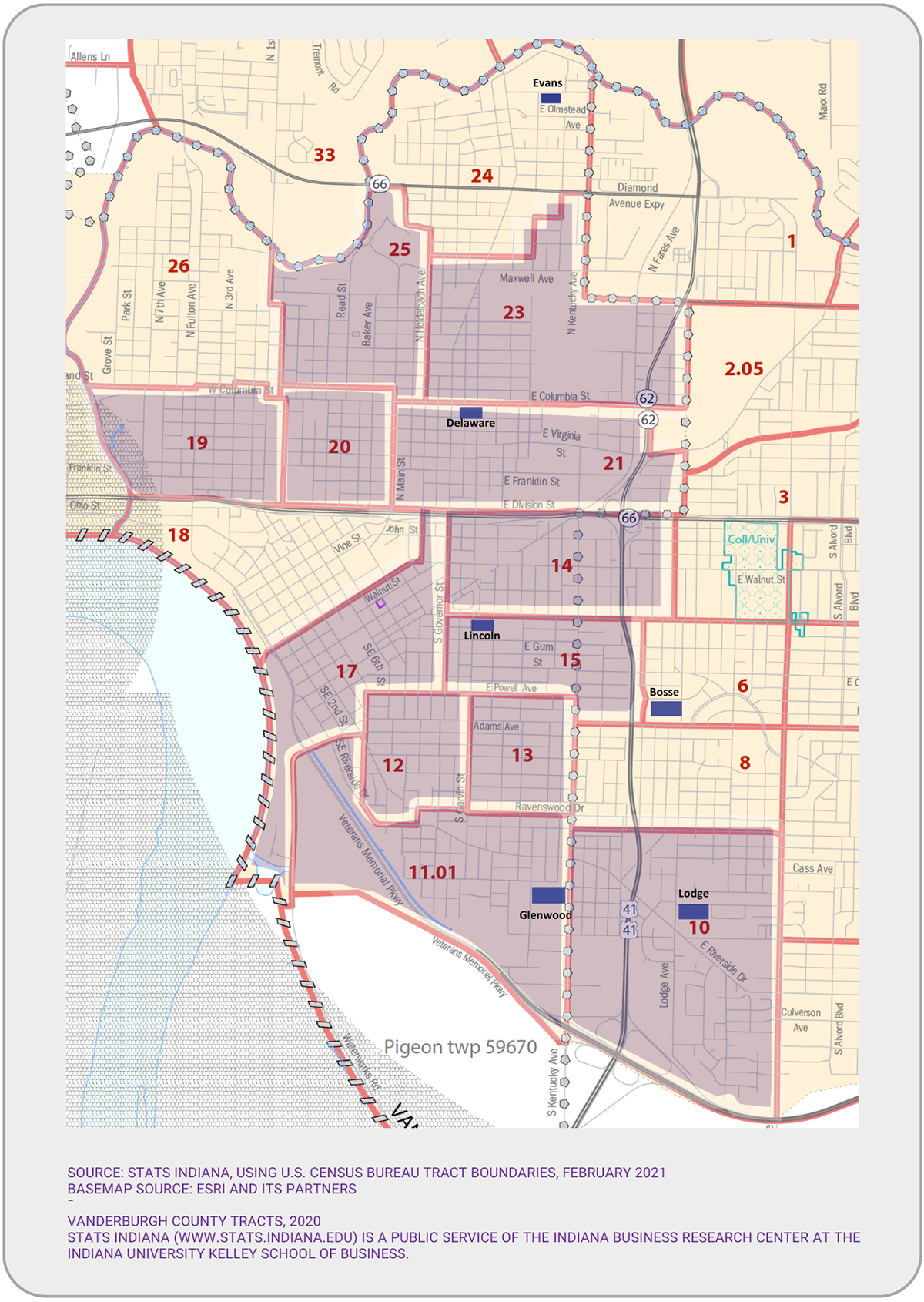 EPN Census Tracts with Focus Schools