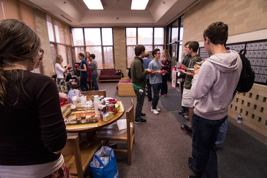 Honors students gather at weekly Honors Teas for a time to relax and engage in discussion with faculty guests.