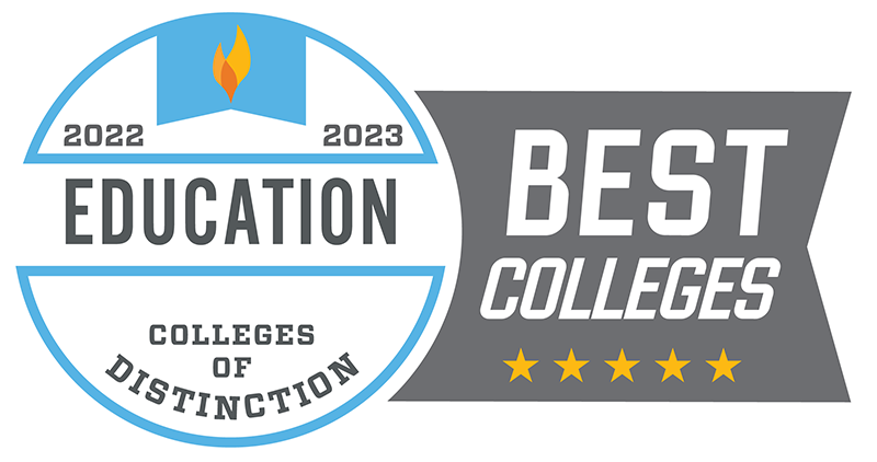 Colleges of Distinction Best Colleges Education Badge