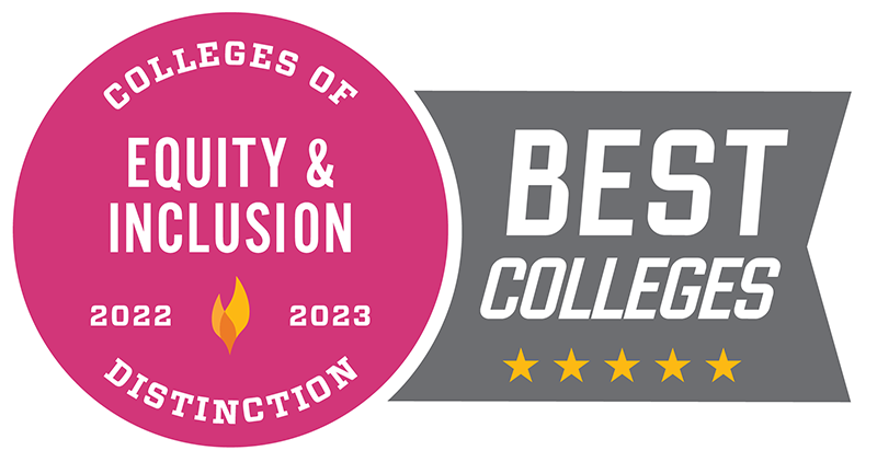 Colleges of Distinction Best Colleges Equity and Inclusion Badge