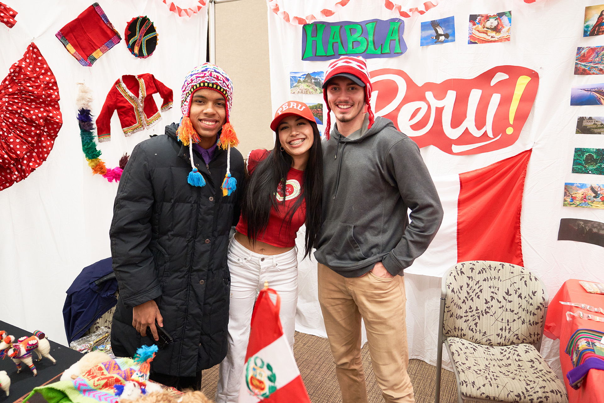 International bazaar students