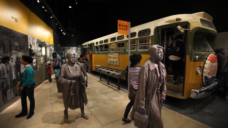 Civil Right Bus Exhibit