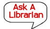 Ask a Librarian speech baloon