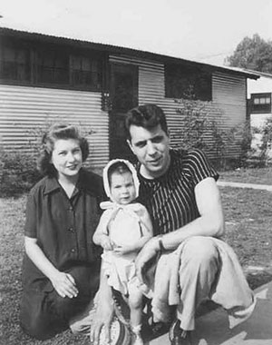 Veteran family old black and white photo
