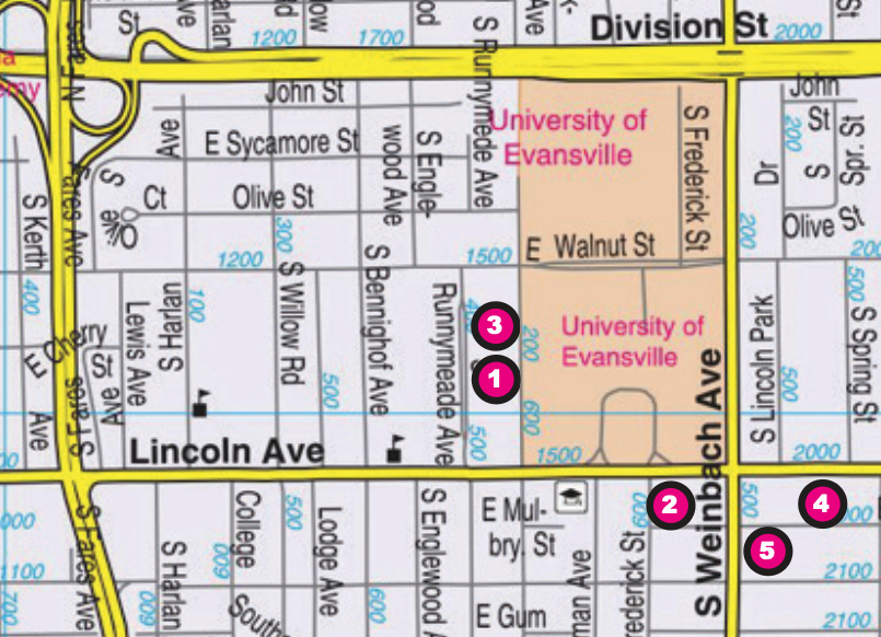 UE Map of fairy doors