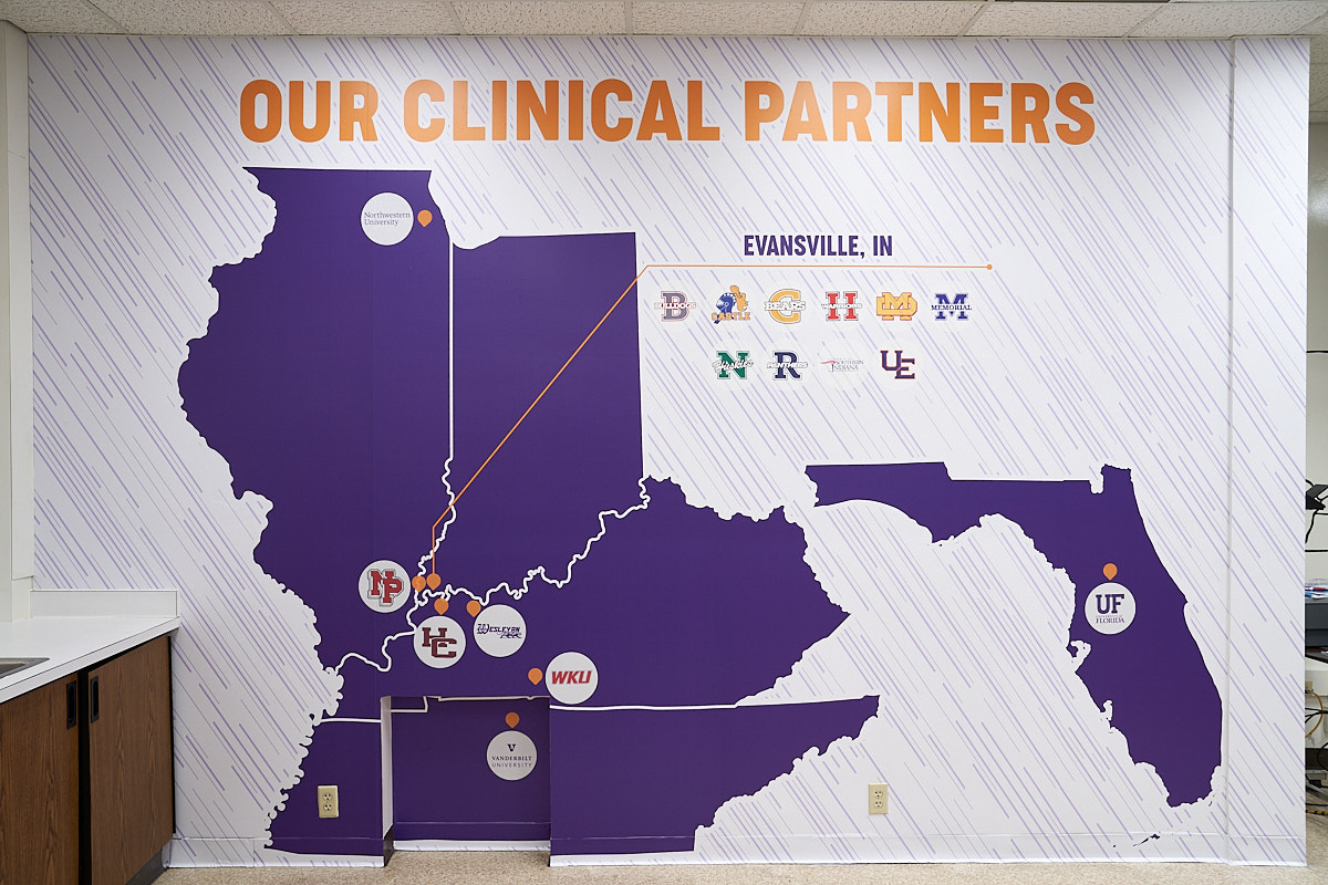 Clinical parners map