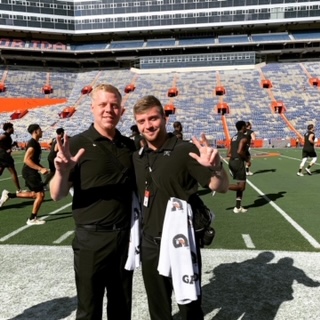 Will McAlister on field