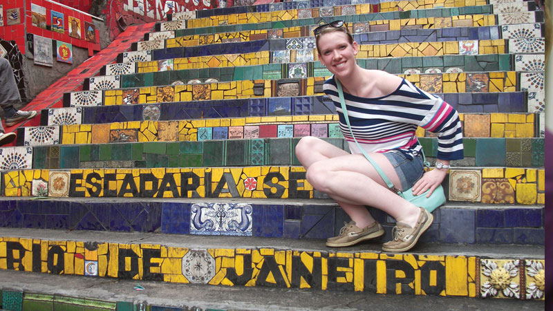 Global business student in Rio De Janeiro