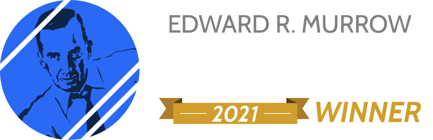 Edward R. Murrow Awards Winner 2021 (white)