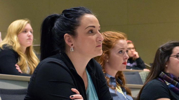 Students attending lecture