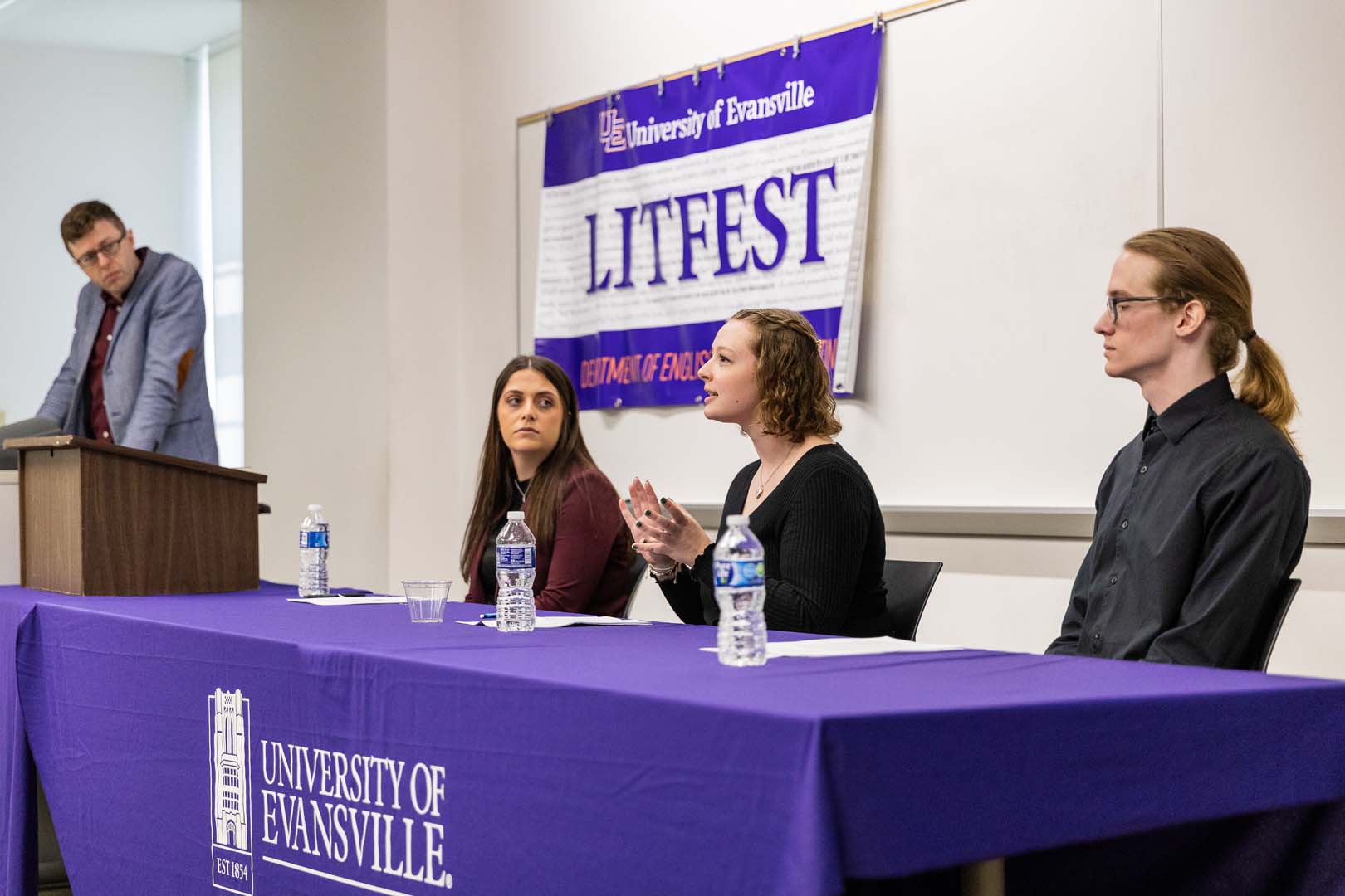 The final panel saw papers from Chloe Braden, Grace Burnell, and Collin Wilson.