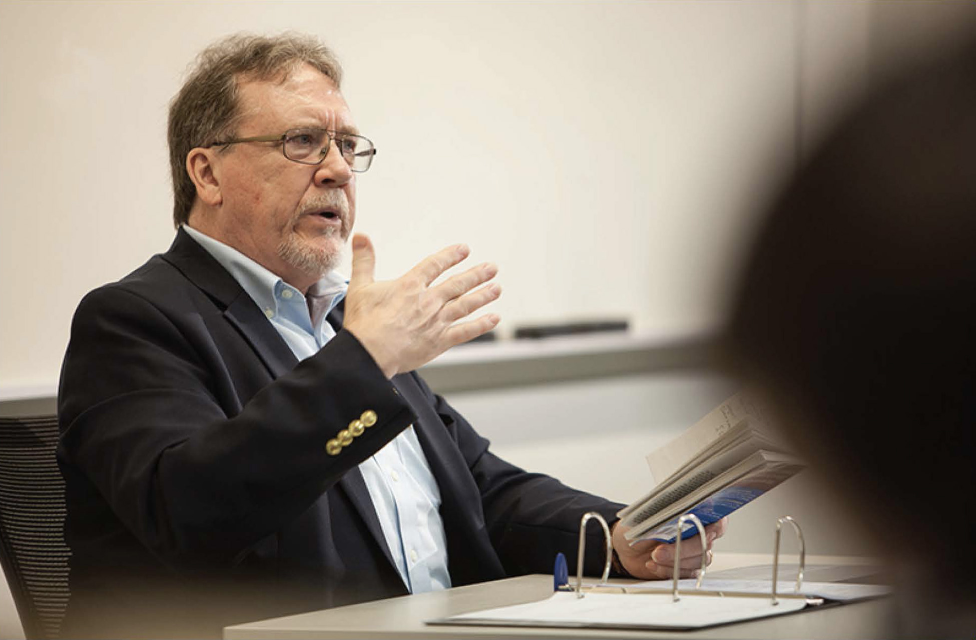 Larry Caldwell teaching