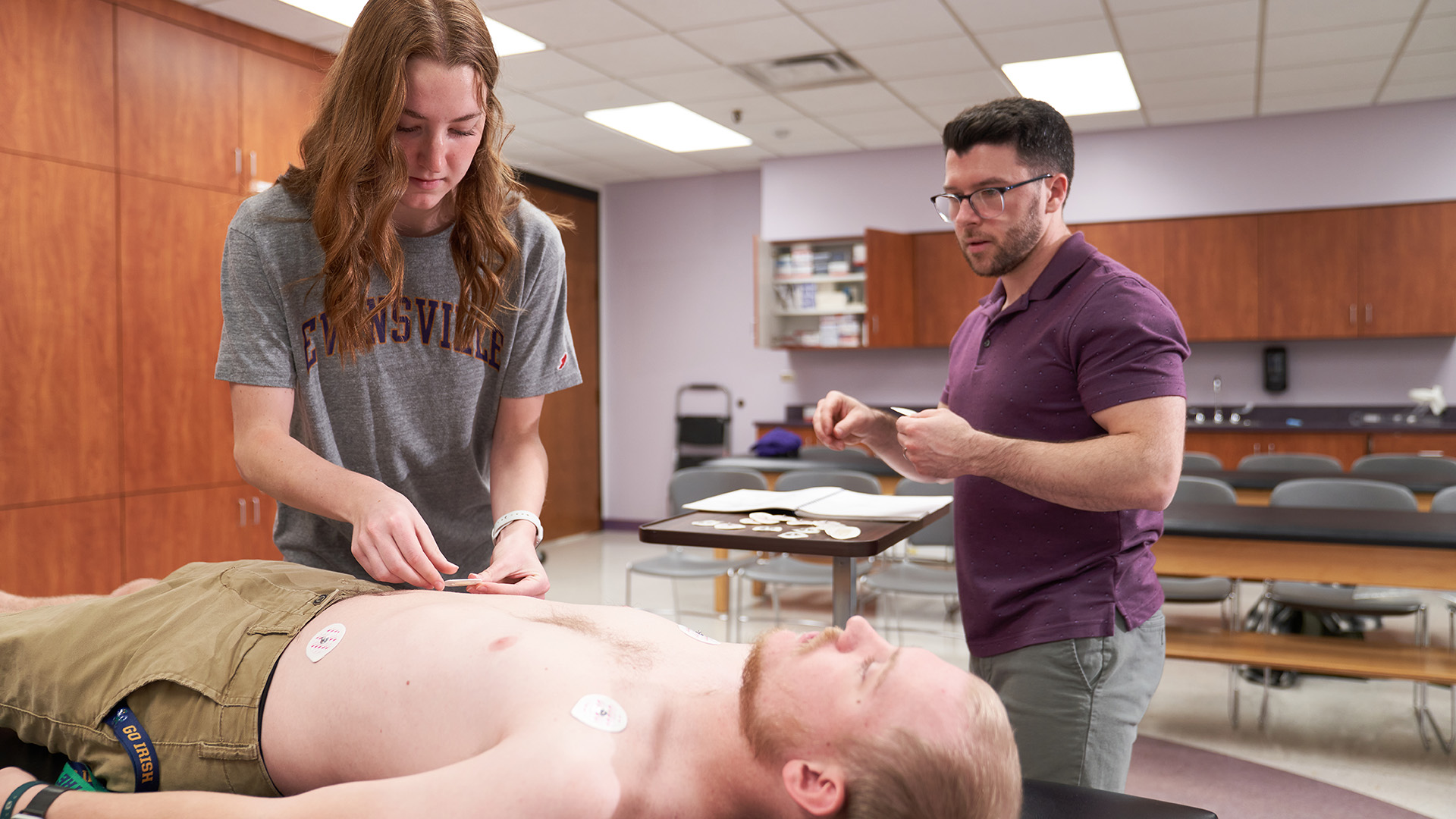 Exercise Science patient laying down