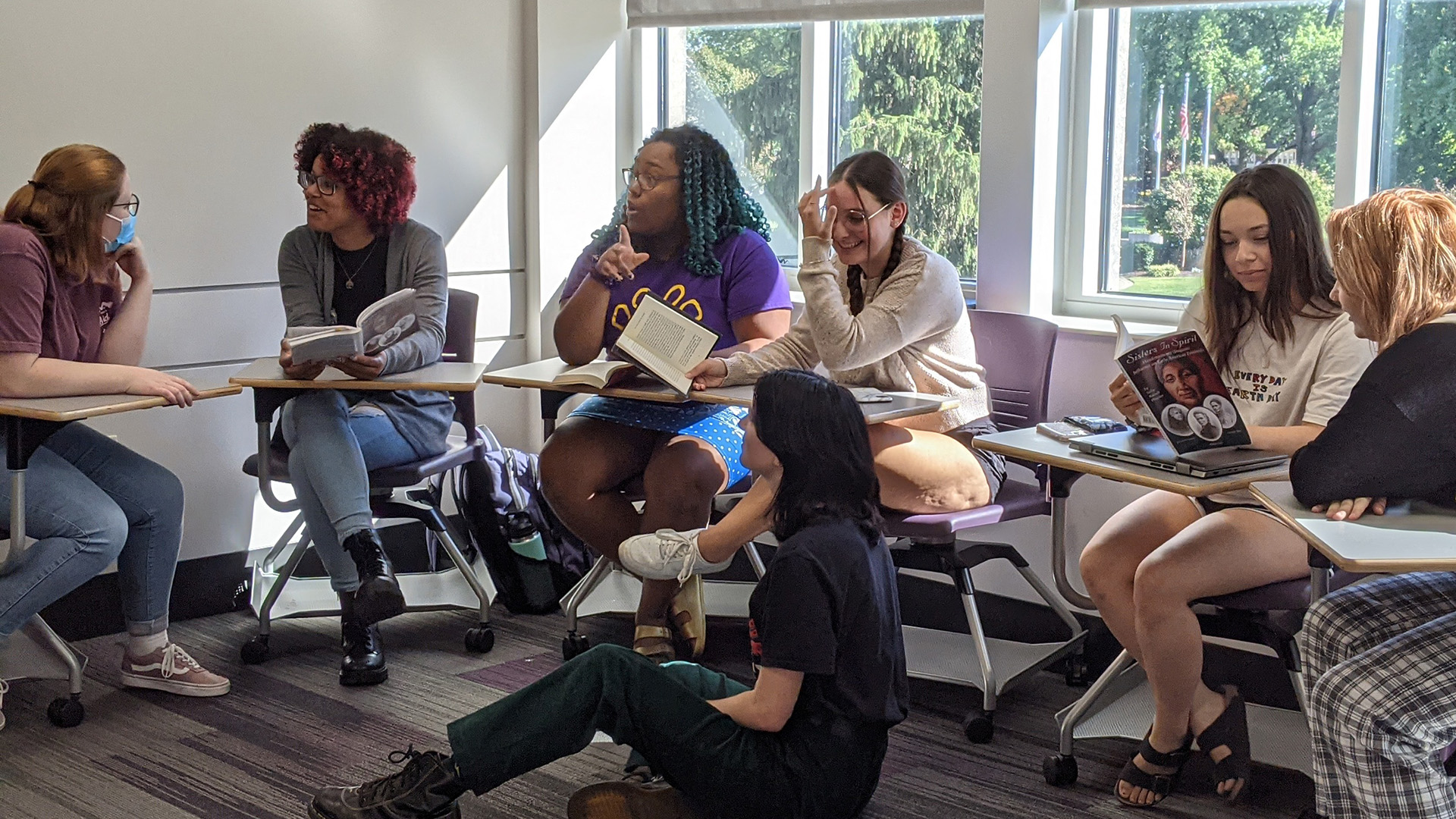 Gender and Women's Studies class discussion