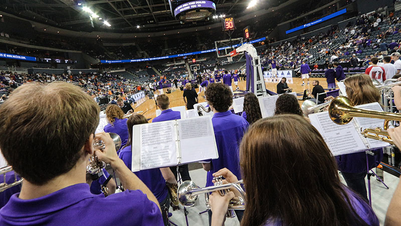 University Band at a game