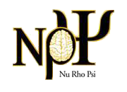 Nu Rho Psi logo