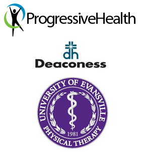 Progressive Health, Deaconess, and UEPT logos
