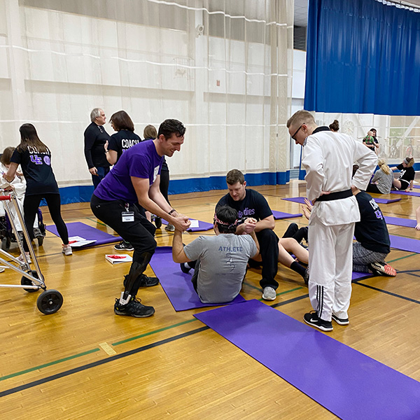 PA Diversity group in gym