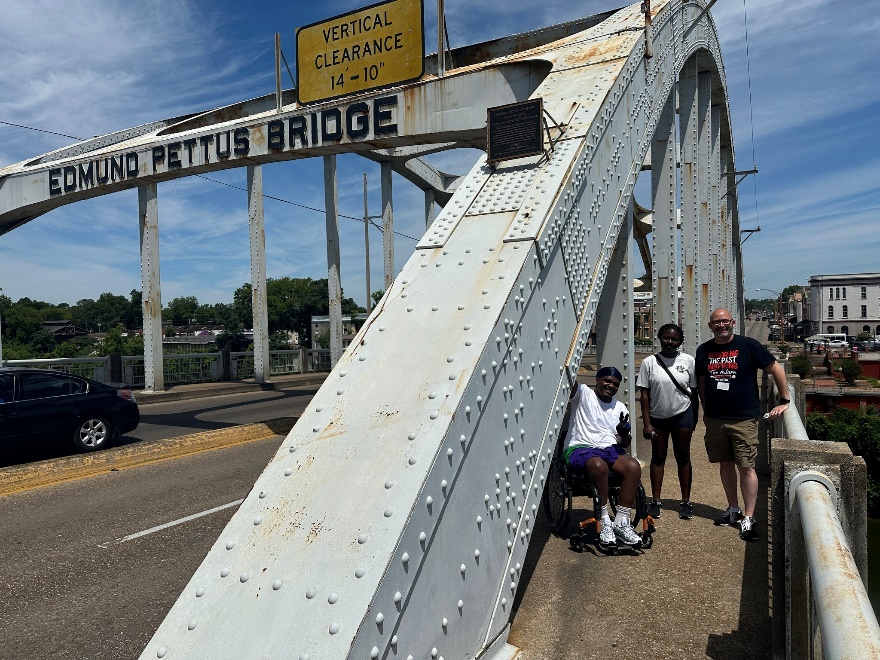Journey to Justice Edmund Pettus Bridge crossing