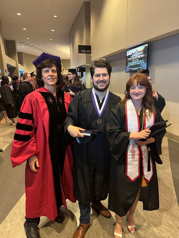 Robert Lopez at graduation