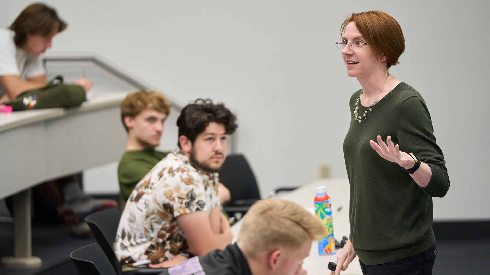 Mari Plikuhn teaching