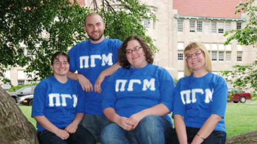 Pi Gamma Mu group photo