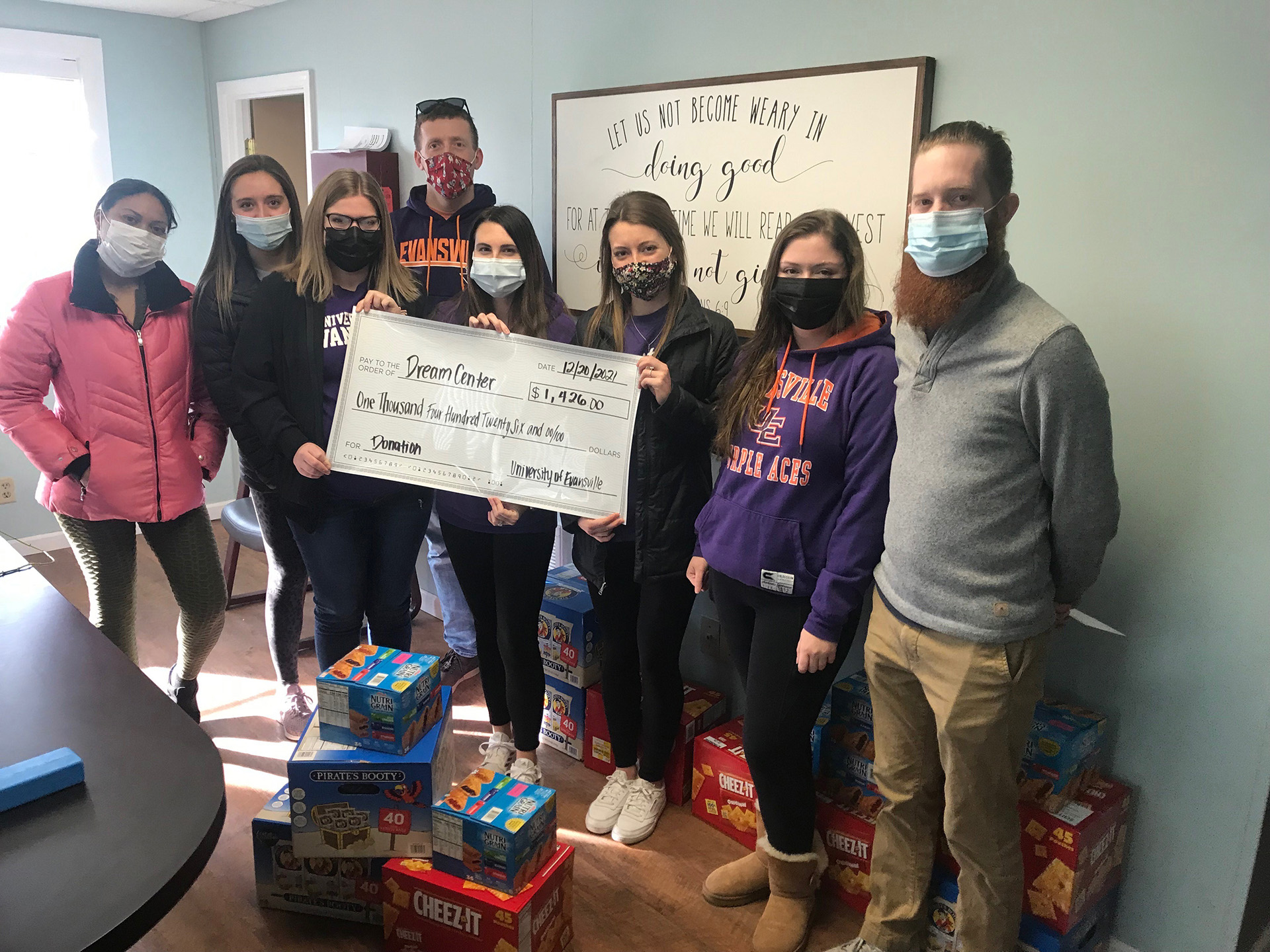 Nursing Students Make Donation to Dream Center