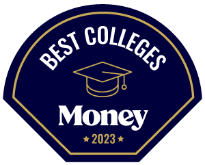 Money Magazine 2023 Best Colleges badge