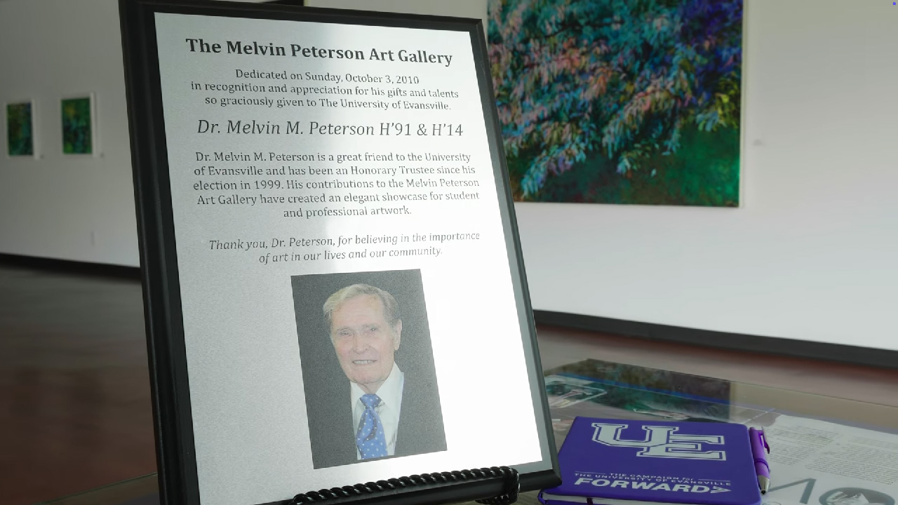 Melvin Peterson plaque
