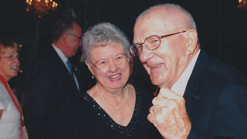 Jim and Marianna at party