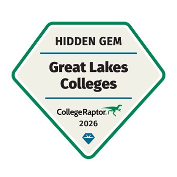 Great Lakes Colleges Raptor 2026 Hidden Gem badge