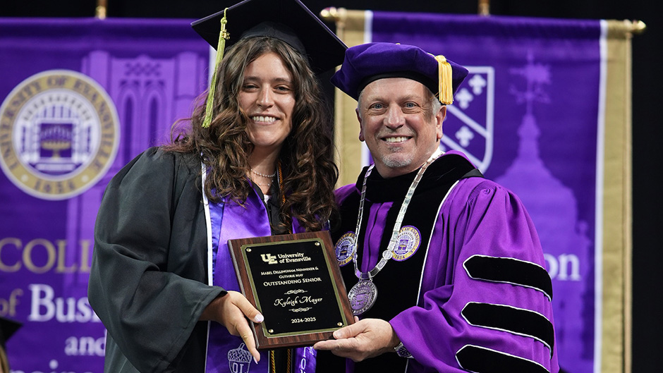Outstanding Senior Award winner
