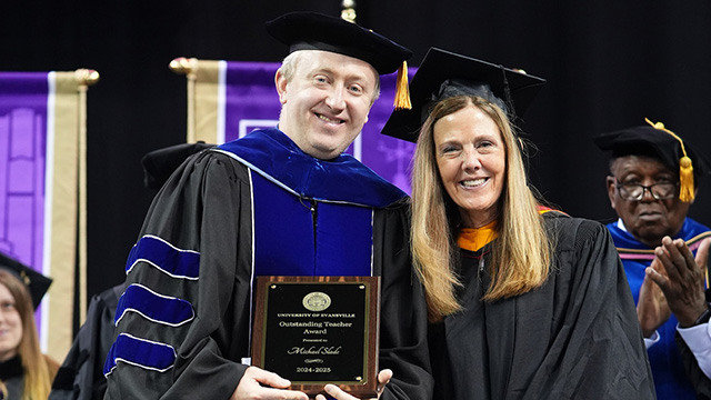 Outstanding teacher award winner