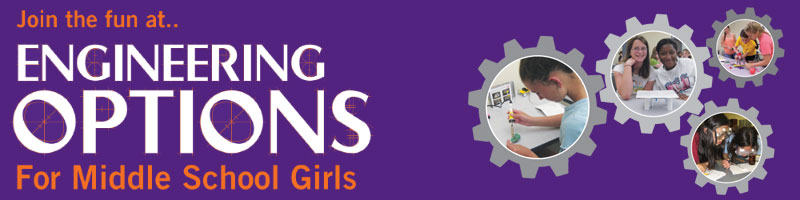 Engineering Options for Middle School Girls banner