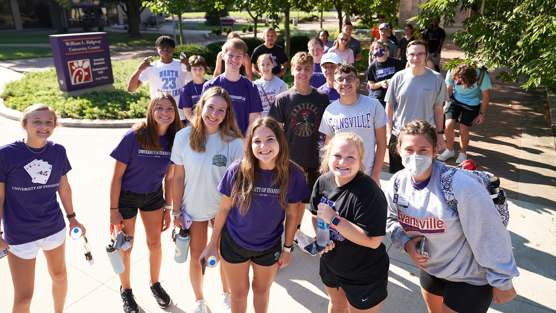 Welcome Week students