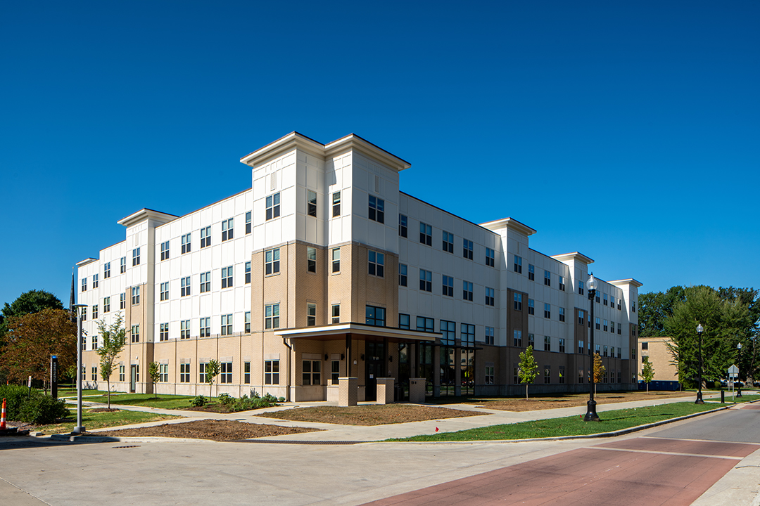 North side of the New Residence Hall