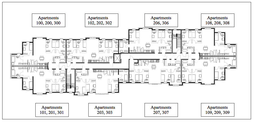 Jones Hall Floor Plan