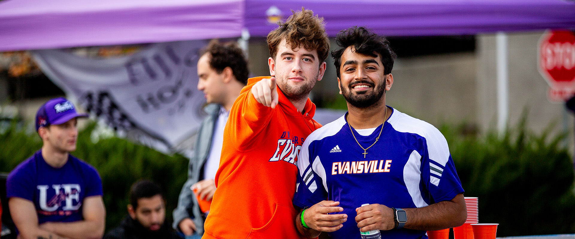 UE Students at homecoming