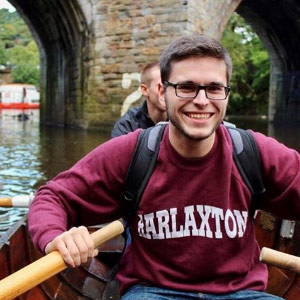 Quentin in a Venecian gondola